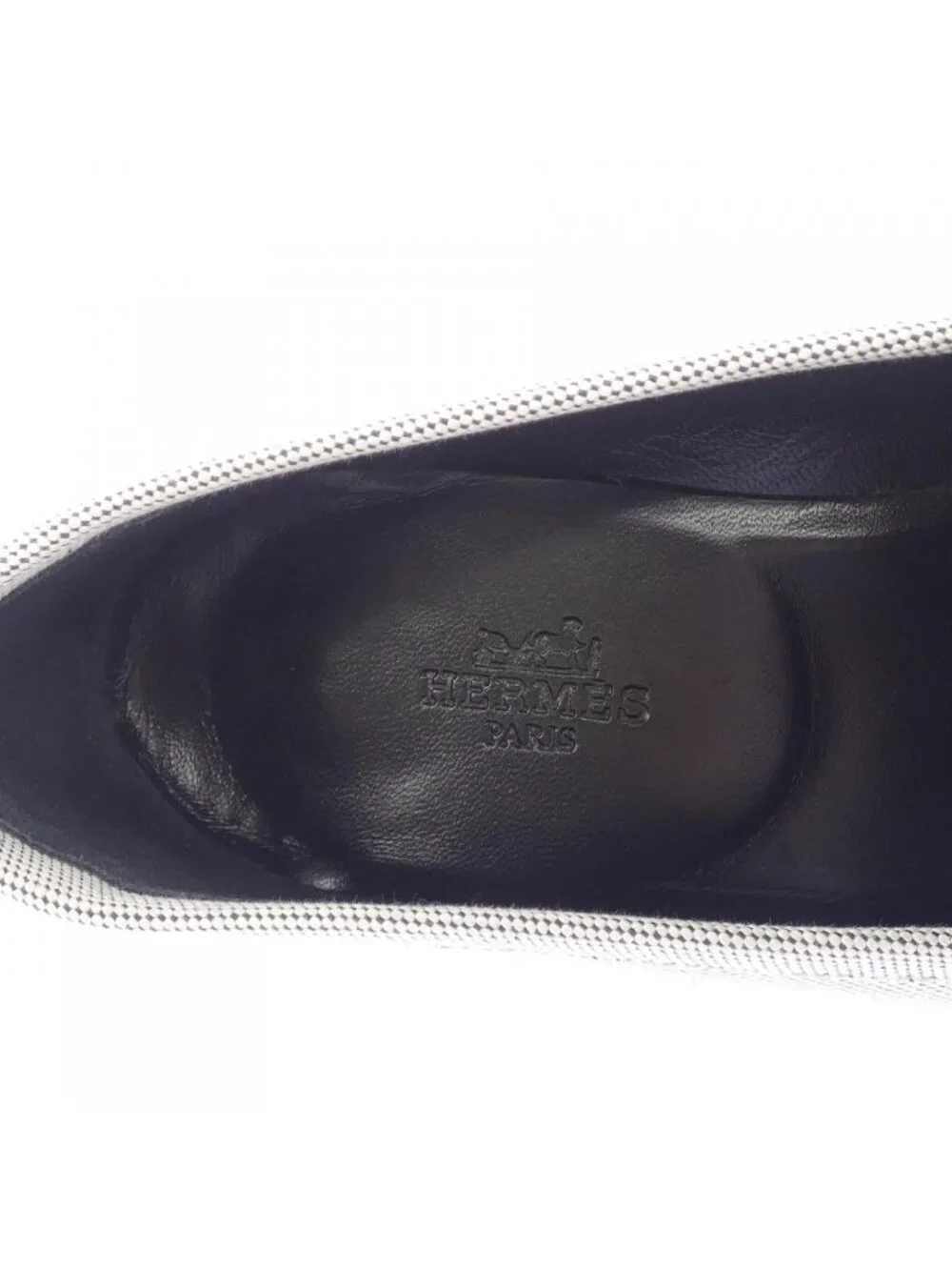 Hermes Paris Toile Shoes